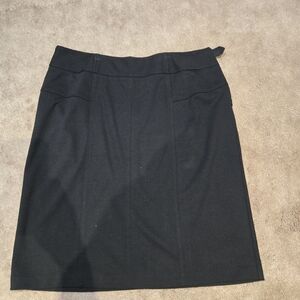 Chico's Black Pencil Skirt Knee-Length